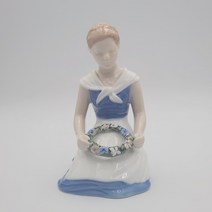 (엔틱빈티지) 덴마크 빙앤그뢴달 B&G 도자기인형 피겨린(갈랜드 소녀)