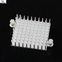 Gdstime 5 개/몫 43x40x11mm 실버 압출 알루미늄 방열판 IC 칩 라디에이터, 한개옵션0