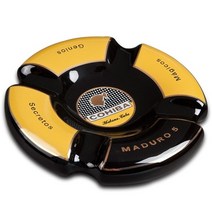 재떨이 뜨거운 판매 시가 재떨이 대형 세라믹 재떨이 거실 크리 에이 티브 성격 4 슬롯, BK-코히바