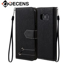 갤럭시S8케이스 다이어리 빈티지 크랙 휴대폰케이스, 1개, 아이폰6+/6S+/M338/다크브라운
