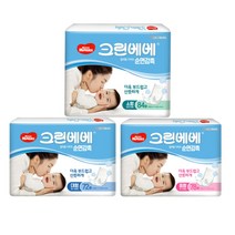 하기스 크린베베 일자형 기저귀 공용 소형 중형 대형, 중형78매