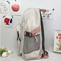 생활방수 가방손잡이 캠퍼스 데일리 백팩 해외어학연수 나들이 산책 캐주얼