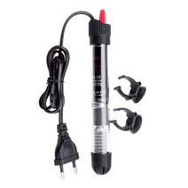 110v-220v EU 미국 조정 가능한 온도 조절기 히터 막대 잠수정 수족관 물고기 탱크 물 열 25W/50W/100W/200W/300W, 220V EU Plug, [01] 25W