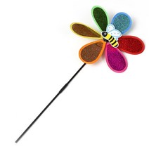 야외 반짝이 바람개비 식물원 어린이집 2개 풍차 바람개비제작 정원용 장식 행사 캠핑