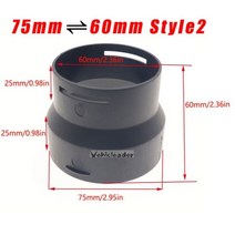 Webasto Eberspacher 자동 히터용 공기 흡입구 배기 스트레치 주름관 호스 파이프 플렉서블 연소 25mm 42mm 60mm 77mm, 60 75 Adapter B