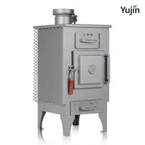 유진 화목 난로 30형 2.3T 철판 125mm 연통 호환 나무 캠핑 장작 컨테이너 사무실 펜션 야외 난방 용품, 화목난로 30형(S014-K)