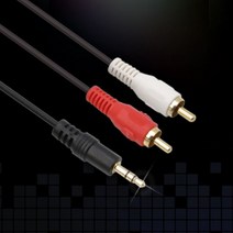 [환타지아] 오디오 스테레오 3.5mm to RCA 2선 변환 케이블 10M _ 2108EA, 환타지아 쿠팡 본상품선택, 환타지아 쿠팡 1