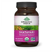 Organic India Shatavari Balance Hormones 오가닉 인디아 샤타바리 식물성캡슐 90정, 1개