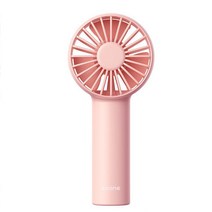 위니즈랩 미니 손선풍기 휴대용 캠핑선풍기 목걸이손풍기 충전용 핸디형 무소음 대용량 무소음 저소음, 핑크