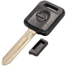 닛산 Teana Versa Livina Sylphy Tiida Sunny March X-trail Remote Fob 케이스 교체 용 Jingyuqin 점화 트랜스 폰더 키 쉘 교, 검정