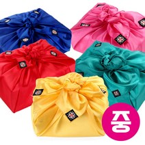 실크 자수 보자기 선물용 예단 공단 실크 포장 명절 보자기 73x73cm 소, 01 노랑색