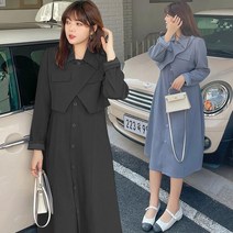 자켓 원피스 셋업 빅사이즈 정장 세트 추석 모임룩 77