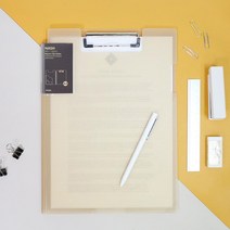 수업자료정리 a4 커버형 클립서류판 서류정리 문서철, 블랙클리어