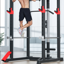 파워랙 하프랙 스쿼트 바벨 랙 프레임 피트니스, 기본 갠트리 1.5 두께의 브래킷 2개