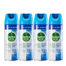 데톨 항균 스프레이 크리스프 브리즈 450ml, 4개