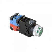 건흥전기 1A1B 조광 누름버튼 보호형 방우형 푸쉬온 스위치 230V AC 25mm KBL25WMP-3A11조광 누름 보호 방우형 스위치, 화이트 [KBL25WMP-3AW11]