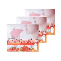 [본사직영] 쾌변 해결 일본 유산균 요구르겐 딸기맛 스무스베리 3박스 (전용 쉐이커 포함), 50g, 3box