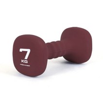 [아이워너] 네오프렌 사각아령 7KG 근력운동 덤벨 헬스, 상세 설명 참조