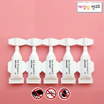 강아지 고양이 외부기생충약 5매입 모기 진드기약 해충 퇴치제 스팟온+가성심연구소 물티슈+정품 스티커 동봉 심장사상충 원인 해충 예방, 5개, 1ml