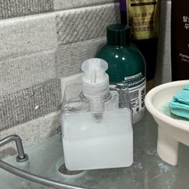 투명 펌프 공병 용기 450ml 샴푸 린스 손소독제 소분통