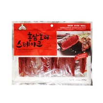 오너클랜 뉴트리오 홍삼 오리 스테이크 400g 반려견 애견 간식, 단일