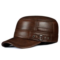 케나스 리얼 가죽 모자 남자 캐주얼 스냅백 소가죽 남모 남자겨울모자 남자가죽모자 캠프캡 귀달이모자