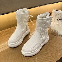 스노우 부츠 겨울 스노우 부츠 따듯한 방한 겨울 캐주얼 여자 스키화 미끄럼방지Y03