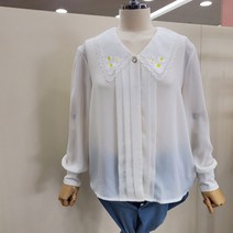 스튜디오럭스 꽃모티브쉬폰 블라우스fsdkswb11whf