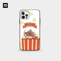 아이폰 갤럭시 카드 수납 오픈 도어 톡 케이스 Popcorn Quokka B [에이스텝]