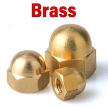 스틸리벳 접시머리 둥근머리 리벳 스테인레스 스틸 나일론 황동 너트 육각 헤드 캡 메트릭 돔 블랙 화이트 니켈 도금, M22 (1Pcs)+Brass