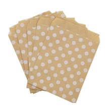 감사합니다 크래프트 종이 가방 다채로운 폴카 도트 스트라이프 쉐브론지 웨딩 사탕 가방 생일 선물 포장 선물 13x18cm, 30pcs, A2012