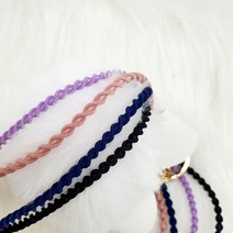 [퍼펙트캐디] 고무줄마스크스트랩 초경량피부저자극 늘어나는마스크끈, 2)네이비