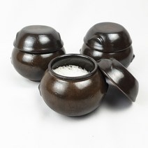 자배기 옹기항아리 3호(500g) 양념통 소금단지 옹기단지 양념단지, 1개