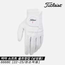 [아쿠쉬네트코리아]2020 타이틀리스트 퍼마 소프트(PERMA SOFT) 골프장갑[6668E][22/23/24/25][왼손장갑][남성용], 25호 골프 장갑