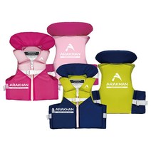 아라칸 V2 부력보조복 35kg 아동용 KC인증, 핑크