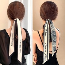 {레오넬} 리본 헤어끈 쁘띠 롱 스카프 넥스카프 헤어스카프 가방포인트 스카프머리끈 포인트악세서리