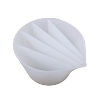 명확한 실리콘 재사용 가능한 혼합 컵 액체 에폭시 수지 분포 취미 공예 보석 제조 DIY 도구, 5 구멍