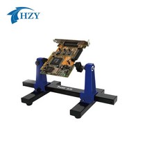 360 도 회전 조절 PCB 홀더 회로 기판 지그 납땜 어셈블리 스탠드 클램프 용접 작업대 수리 도구 툴, 한개옵션0, 한개옵션0