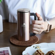 베이직 이중 진공 스텐 텀블러 350ml, 킨스 머그텀블러 (블랙 350ml)