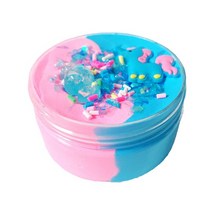 DIY 핸드 모델링 점토 퍼티 점액 놀이 반죽 자기 Plasticine Squishy 완구 어린이 다채로운 유니콘 방지 스트레스 장난감, [06] 100ML Blue