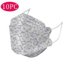 KN95 Masqu 10pcs 염료 위장 FFP2 CE Facemask 덴탈마스크, 기본, T19-S-10pcs