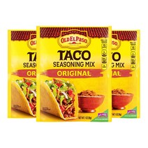 올드 엘 파소 오리지널 타고 시즈닝 3개x28g Old El Paso Original Taco Seasoning (1oz. 3pk.)