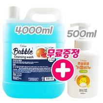 대용량 오릭스 거품 비누 4.1kg + 몽글몽글 거품 핸드워시 500ml 세트, 오릭스거품비누4.1kg+몽글몽글핸드워시500ml