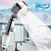 스파킹 3단 정수필터 샤워기헤드, 02. 스파킹 3단 정수필터 샤워기헤드+필터3개