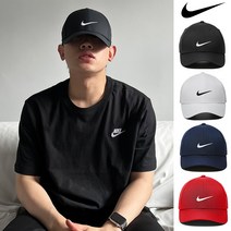 나이키 신형 레거시 스우시 볼캡 골프 모자(DH1640), 화이트