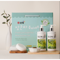 리쏠 장군차샴푸세트 녹차샴푸2+ 녹차비누2 + 비누망증정 비건 친환경