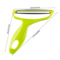 음식물처리기 1pc 휴대용 양배추 슈레더 감자 필러 과일 야채 필러 커팅 머신 필링 커터 현대 주방 액세서리, 초록