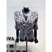 VIVA / [VIVA] 22FW 호피 브이넥 테잎 가디건