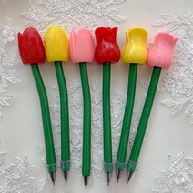 일호장신구 화사한 꽃 볼펜 국내배송, 장미핑크