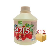 차그림 딸기 원액 주스 850ml 1박스 12개 딸기에이드, 차그림딸기원액주스850ml1박스12개, 차그림딸기원액주스850ml1박스12개